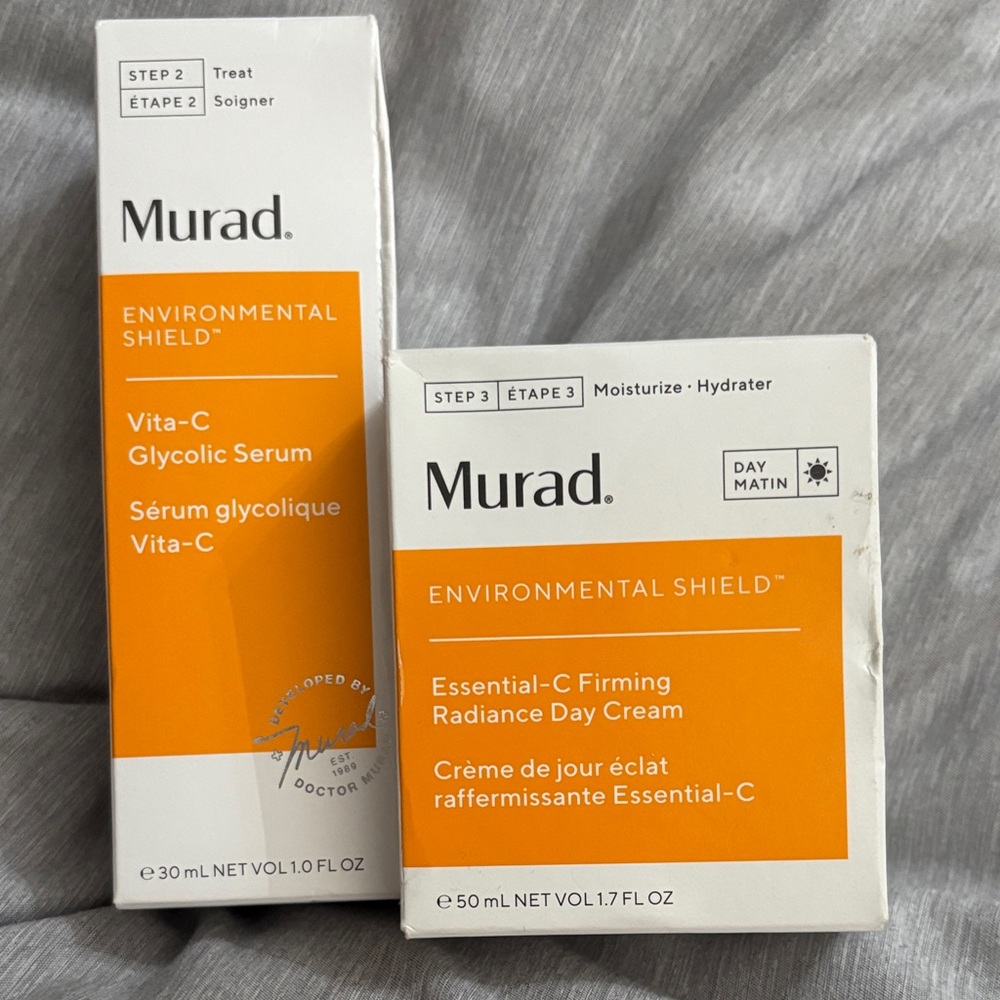 Set of Murad environment shield vita-C serum & radiance day cream NEW